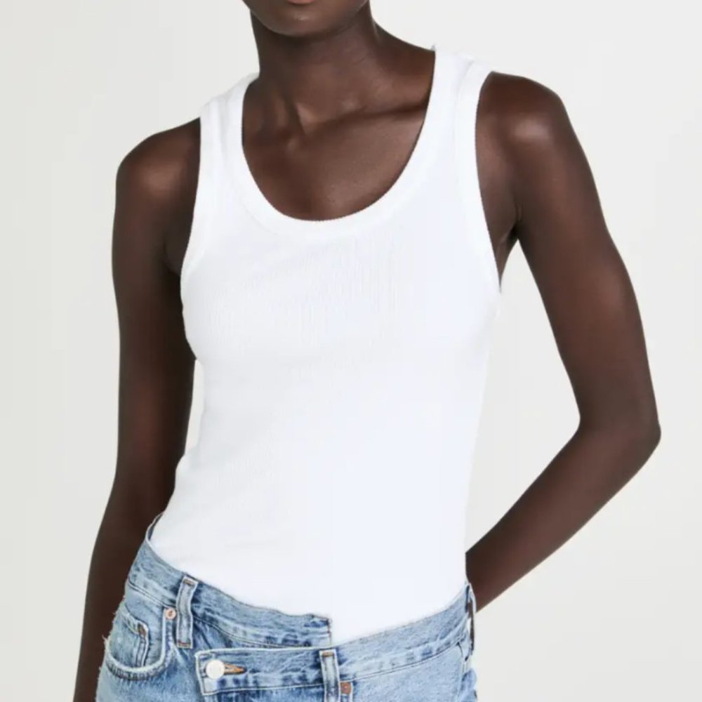 Agolde Poppy Tank - White - Small